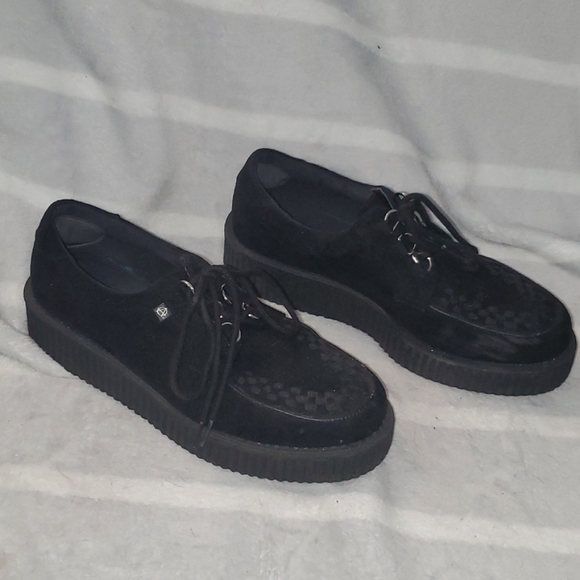 T.U.K. Anarchic black suede creeper - Picture 2 of 5